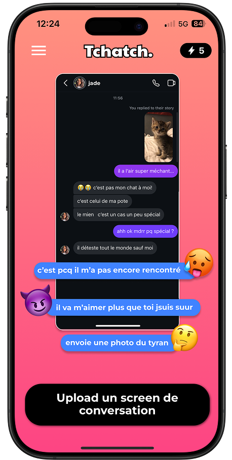 Présentation de l'application Tchatch